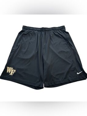 Nike Wake Forest TEAM ISSUED Demon Deacons Men’s Black Dri-FIT Shorts size XL